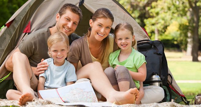 Family Camping Vacation